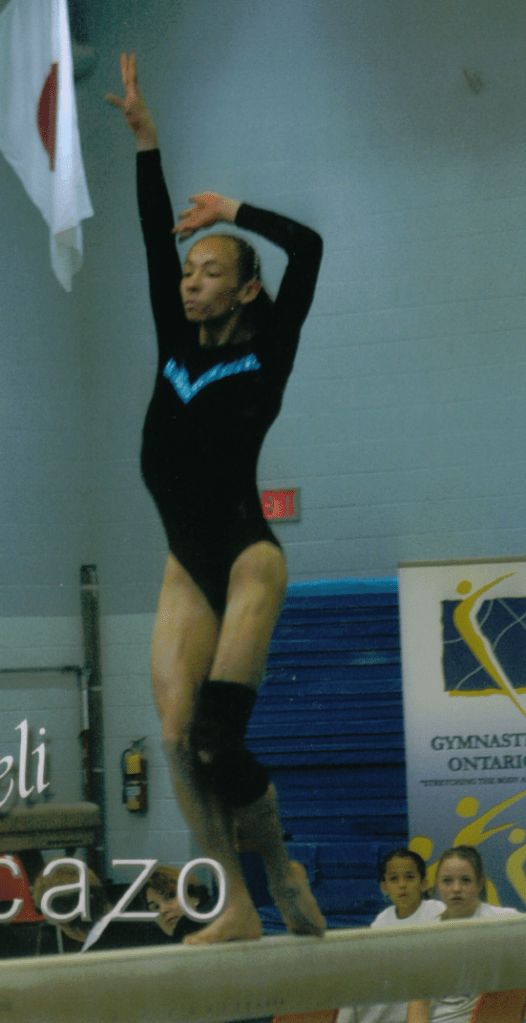 2003/2004 (illness clearly ravaging the body, final gymnastic appearance)